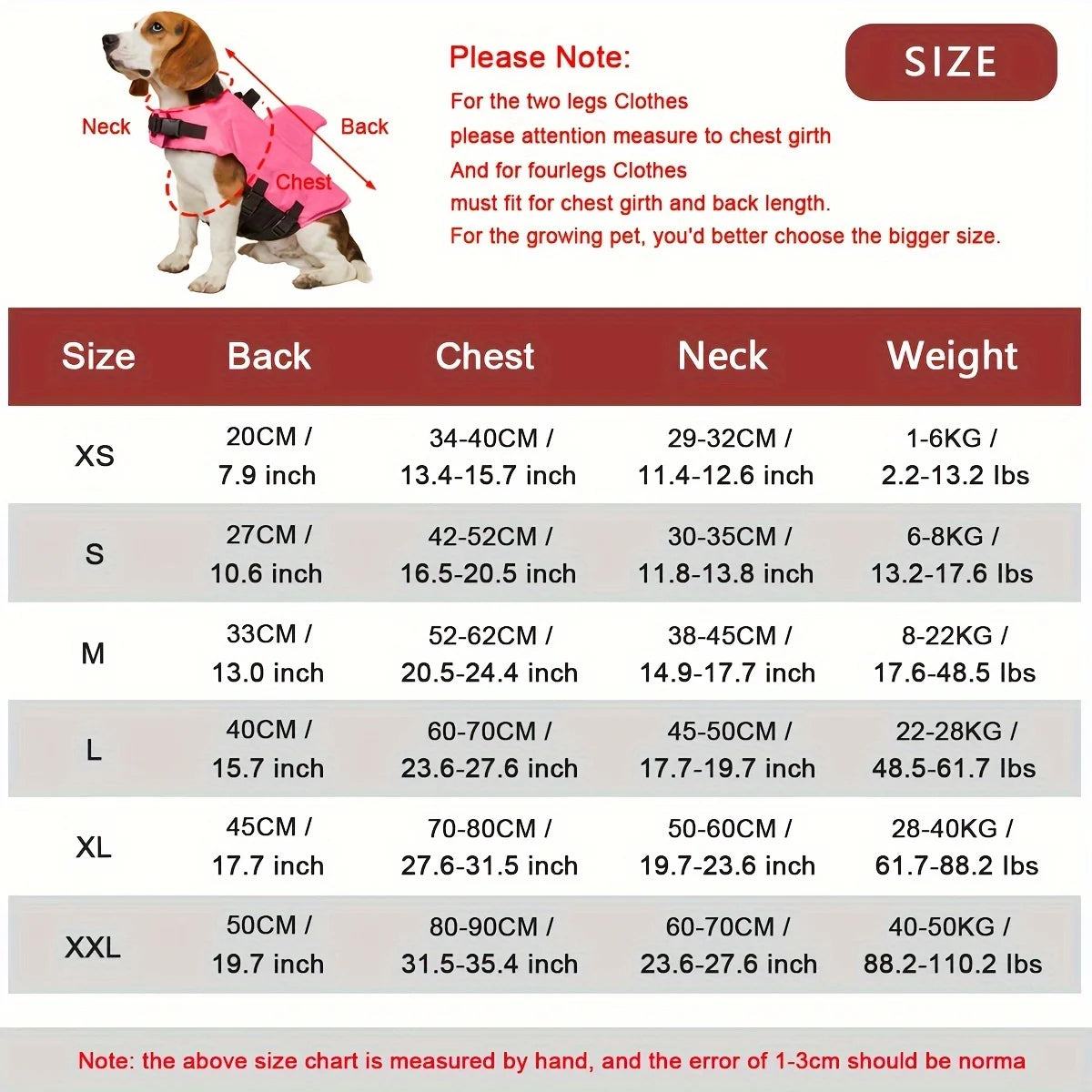 Dog Life Vest for Water Safety