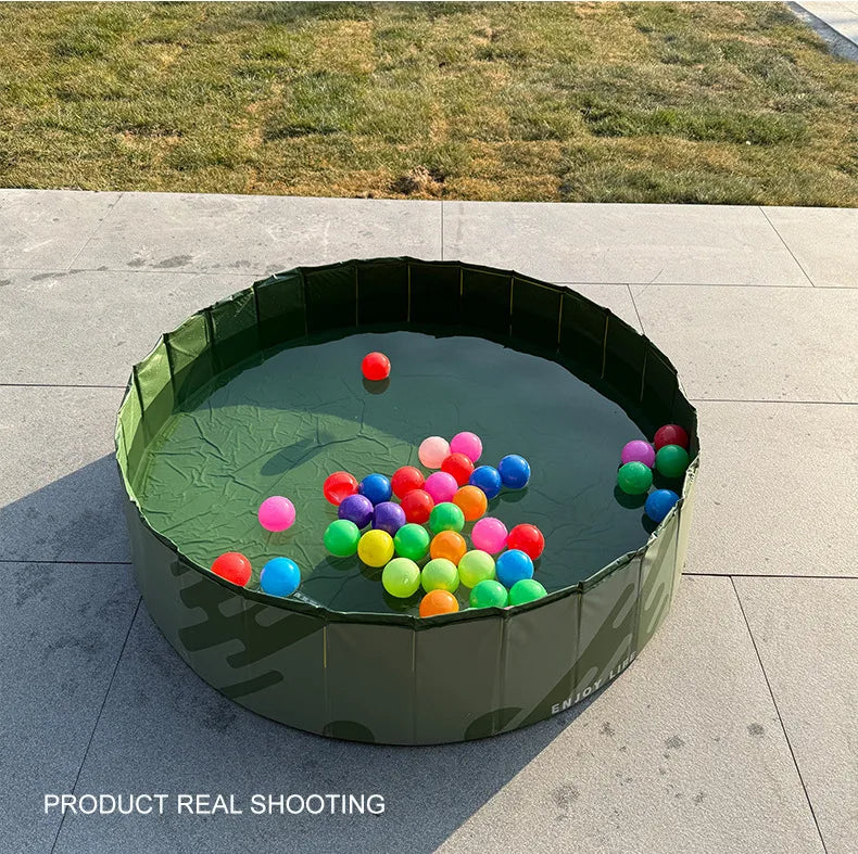 Foldable Dog Pool for Summer Fun