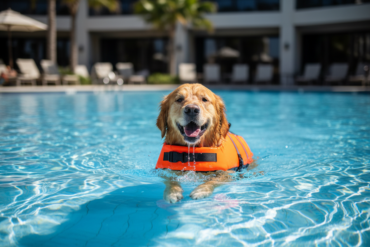 Dog Life Vest Lifestyle